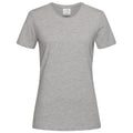 Grau meliert - Front - Stedman Damen T-Shirt