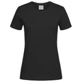 Schwarz - Front - Stedman Damen T-Shirt