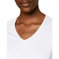 Weiß - Lifestyle - Stedman Damen Classic T-Shirt mit V-Ausschnitt