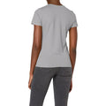 Grau meliert - Side - Stedman Damen Classic T-Shirt mit V-Ausschnitt