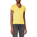 Gelb - Side - Stedman Damen Classic T-Shirt mit V-Ausschnitt
