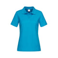 Meeresblau - Front - Stedman Damen Poloshirt aus Baumwolle