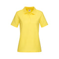 Gelb - Front - Stedman Damen Poloshirt aus Baumwolle