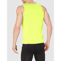 Cyber Yellow - Side - Stedman Herren Aktiv-Dry Polyester Sport Unterhemd