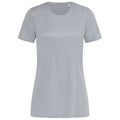Silbergrau - Front - Stedman - "Active" T-Shirt für Damen - Sport