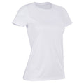 Weiß - Front - Stedman - "Active" T-Shirt für Damen - Sport