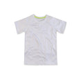 Weiß - Front - Stedman Kinder Raglan Netz T-Shirt