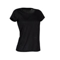 Schwarz - Front - Stedman Damen T-Shirt Active Cotton Touch
