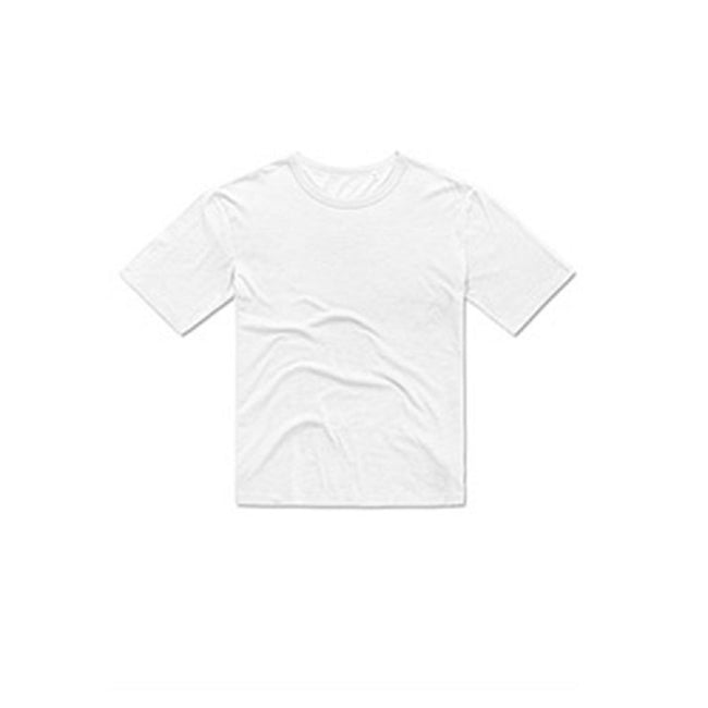 Weiß - Front - Stedman Herren Organisches Slub T-Shirt