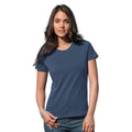 Marineblau - Back - Stedman Damen T-Shirt, Bio-Baumwolle