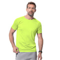Neongelb - Back - Stedman Herren Active Raglan-T-Shirt