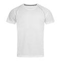 Weiß - Front - Stedman Herren Active Raglan-T-Shirt
