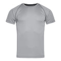 Silbergrau - Front - Stedman Herren Active Raglan-T-Shirt