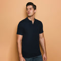 Marineblau - Back - Casual Classic - "Eco Spirit" Poloshirt, Baumwolle aus biologischem Anbau für Herren