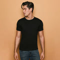 Schwarz - Front - Casual Classic - "Eco Spirit" T-Shirt, Baumwolle aus biologischem Anbau für Herren