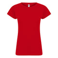 Rot - Front - Casual Classic - T-Shirt für Damen