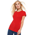 Rot - Back - Casual Classic - T-Shirt für Damen