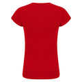 Rot - Side - Casual Classic - T-Shirt für Damen