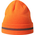 Fluoreszierendes Orange - Front - Atlantis - "Workout" Mütze Signalkleidung für Herren-Damen Unisex
