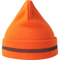 Fluoreszierendes Orange - Back - Atlantis - "Workout" Mütze Signalkleidung für Herren-Damen Unisex
