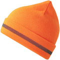 Fluoreszierendes Orange - Side - Atlantis - "Workout" Mütze Signalkleidung für Herren-Damen Unisex