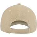 Steinfarben - Back - Atlantis - "Cordy S" Baseball-Mütze recyceltes Material für Herren-Damen Unisex