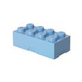 Hellblau - Front - Lego - Brotdose, Ziegelstein