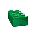 Grün - Front - Lego - Brotdose, Ziegelstein