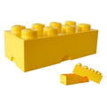 Gelb - Front - Lego - Brotdose, Ziegelstein
