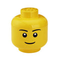 Gelb - Front - Lego - Aufbewahrungskiste, Kopf