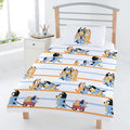 Gelb - Front - Bluey - Kinder Bettbezug Set