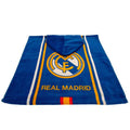 Blau-Gelb - Front - Real Madrid CF - Handtuch mit Kapuze, Baumwolle, Wappen