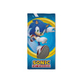Blau - Front - Sonic The Hedgehog - Badetuch "Speed", Baumwolle