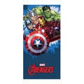 Blau-Bunt - Front - Marvel Avengers - Badetuch, Baumwolle