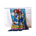 Blau-Bunt - Side - Sonic The Hedgehog - Badetuch "Bounce", Baumwolle