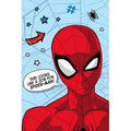 Blau-Rot - Front - Spider-Man - Decke, Mikro Flanell, Stern