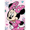 Pink-Bunt - Front - Disney - Decke, Mikro Flanell, Blumen