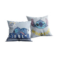 Blau-Bunt - Front - Lilo & Stitch - Uhr - Gefülltes Kissen