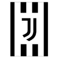 Schwarz-Weiß - Front - Juventus FC - Decke, Fleece, Wappen