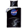 Schwarz-Grau-Blau - Front - NASA - Bettwäsche-Set, Astronaut