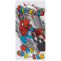 Rot-Blau-Grau - Front - Spider-Man - Badetuch, Baumwolle, Pop Art