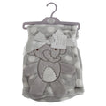 Grau-Weiß - Front - Snuggle Baby Baby-Wickeltuch mit Elefanten-Design und Punktemuster