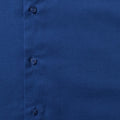 Kräftiges Königsblau - Pack Shot - Russell Collection Oxford Herren Hemd, Kurzarm, pflegeleicht