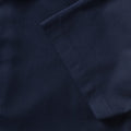 Leuchtend Navy-Blau - Close up - Russell Collection Oxford Herren Hemd, Kurzarm, pflegeleicht