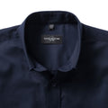 Helles Marineblau - Lifestyle - Russell Oxford Herren Hemd, langärmlig, pflegeleicht