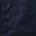 Helles Marineblau - Pack Shot - Russell Oxford Herren Hemd, langärmlig, pflegeleicht
