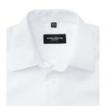 Weiß - Lifestyle - Russell Collection Herren Hemd, Langarm, bügelfrei