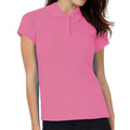 Pixel Pink - Back - B&C Safran Damen Poloshirt, Kurzarm