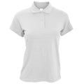 Weiß - Front - B&C Safran Damen Poloshirt, Kurzarm
