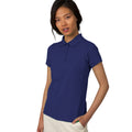 Marineblau - Back - B&C Safran Damen Poloshirt, Kurzarm